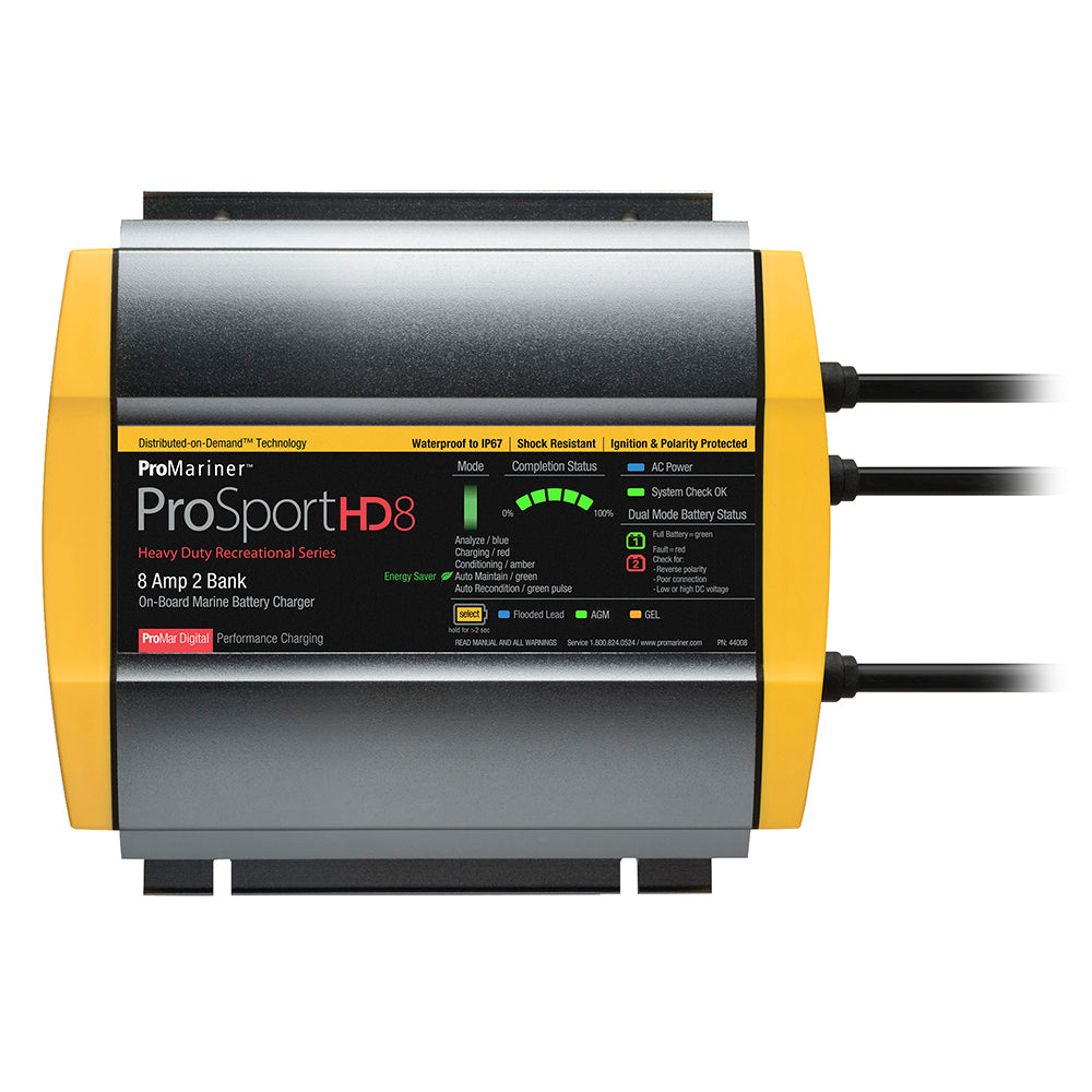 ProSportHD 8 Gen 4 - 8 Amp - 2 Bank Battery Charger