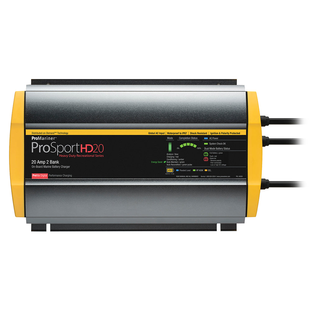 ProSportHD 20 Gen 4 - 20 Amp - 2 Bank Battery Charger