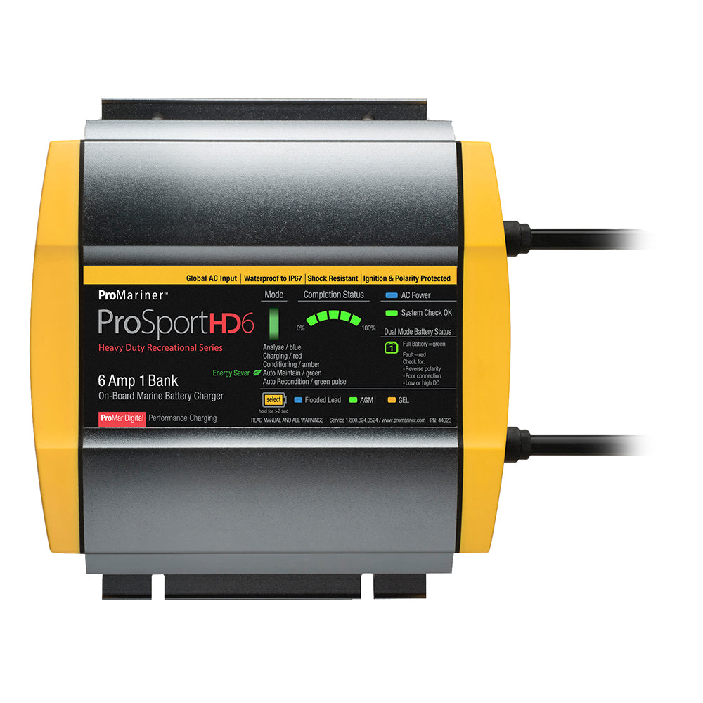 ProSportHD 6 Global Gen 4 - 6 Amp - 1 Bank Battery Charger