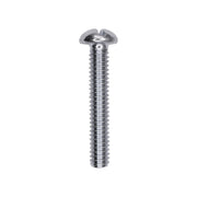 Slotted Round Head Machine Screw 1/4"-20 x 1-1/2"