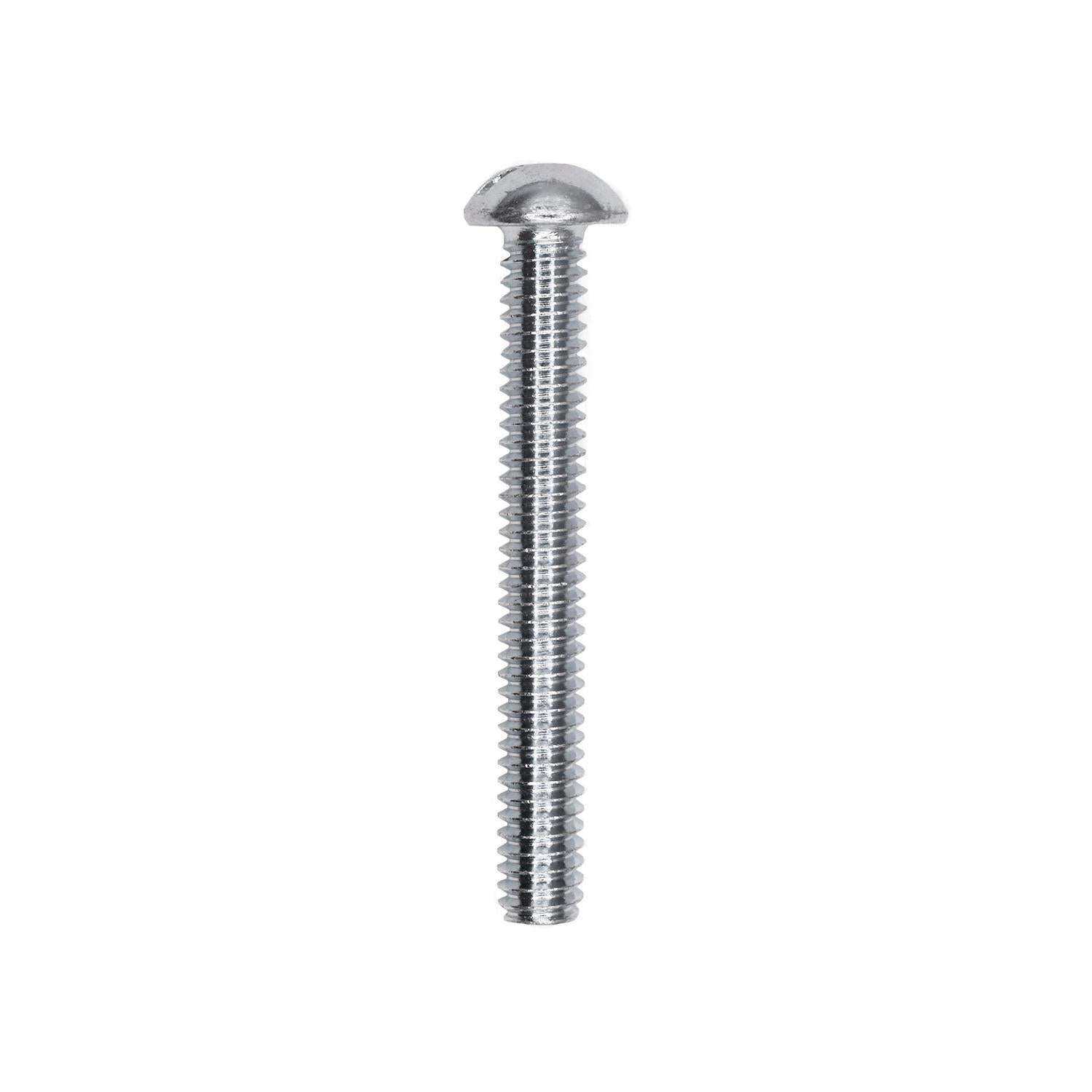 Slotted Round Head Machine Screw 1/4"-20 x 2"