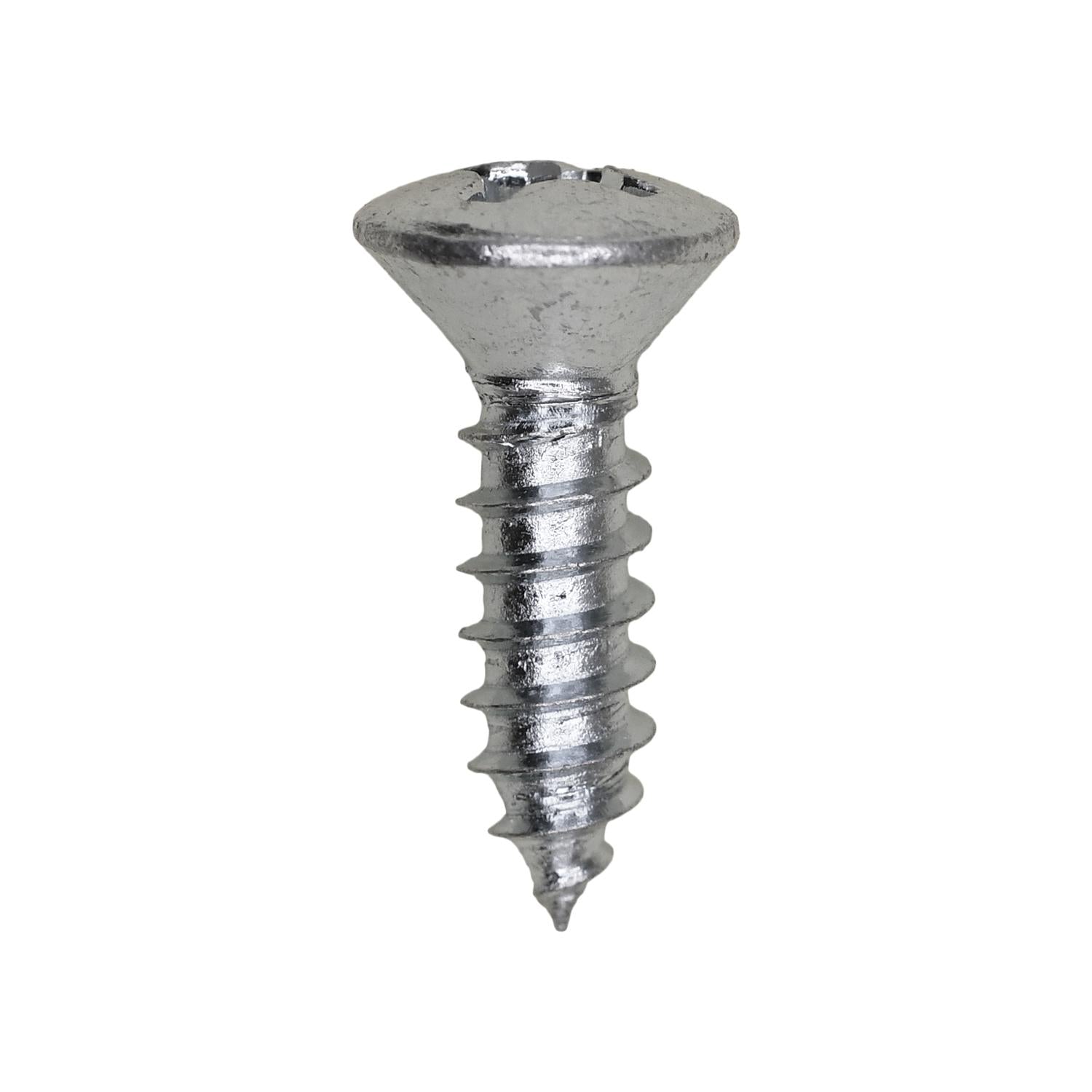 12 x 3/4" Phillips Oval Head Tapping Screw Zinc Ab