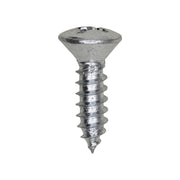 12 x 3/4" Phillips Oval Head Tapping Screw Zinc Ab