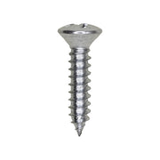 12 x 1" Phillips Oval Tapping Screw Zinc Ab