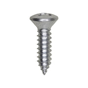 14 x 1" Phillips Oval Tapping Screw Zinc Ab