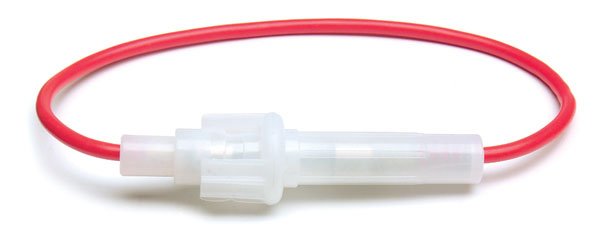 Fuseholder, 14 Amp, 18 Ga, Red
