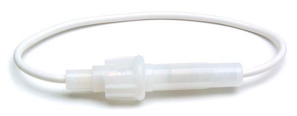 Fuseholder, 10 Amp, 18 Ga, White