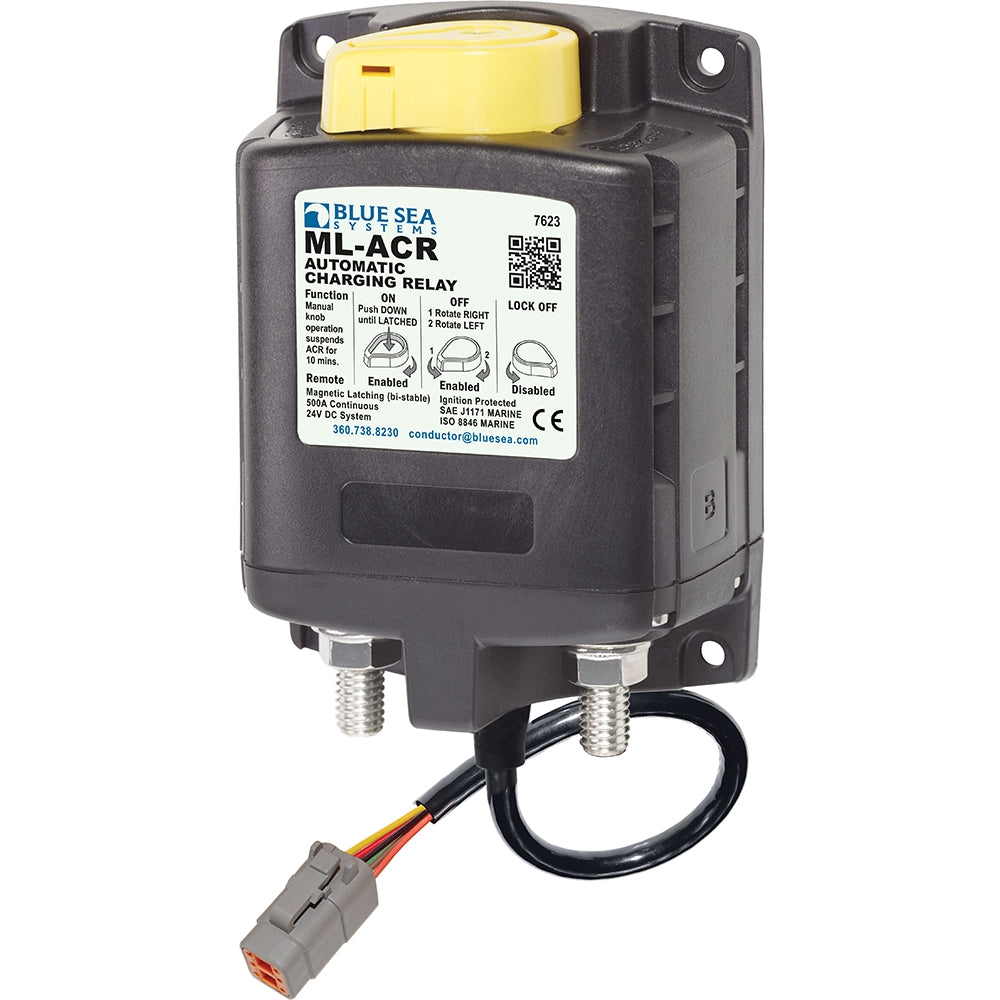 7623100 ML ACR Charging Relay 24V 500A w/Manual Control & Deutsch Connector