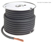 Battery Cable, Black, 4 Ga, 50' Spool