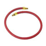 Whip-end Air Hose, Reinforced, 1/4 in male ends