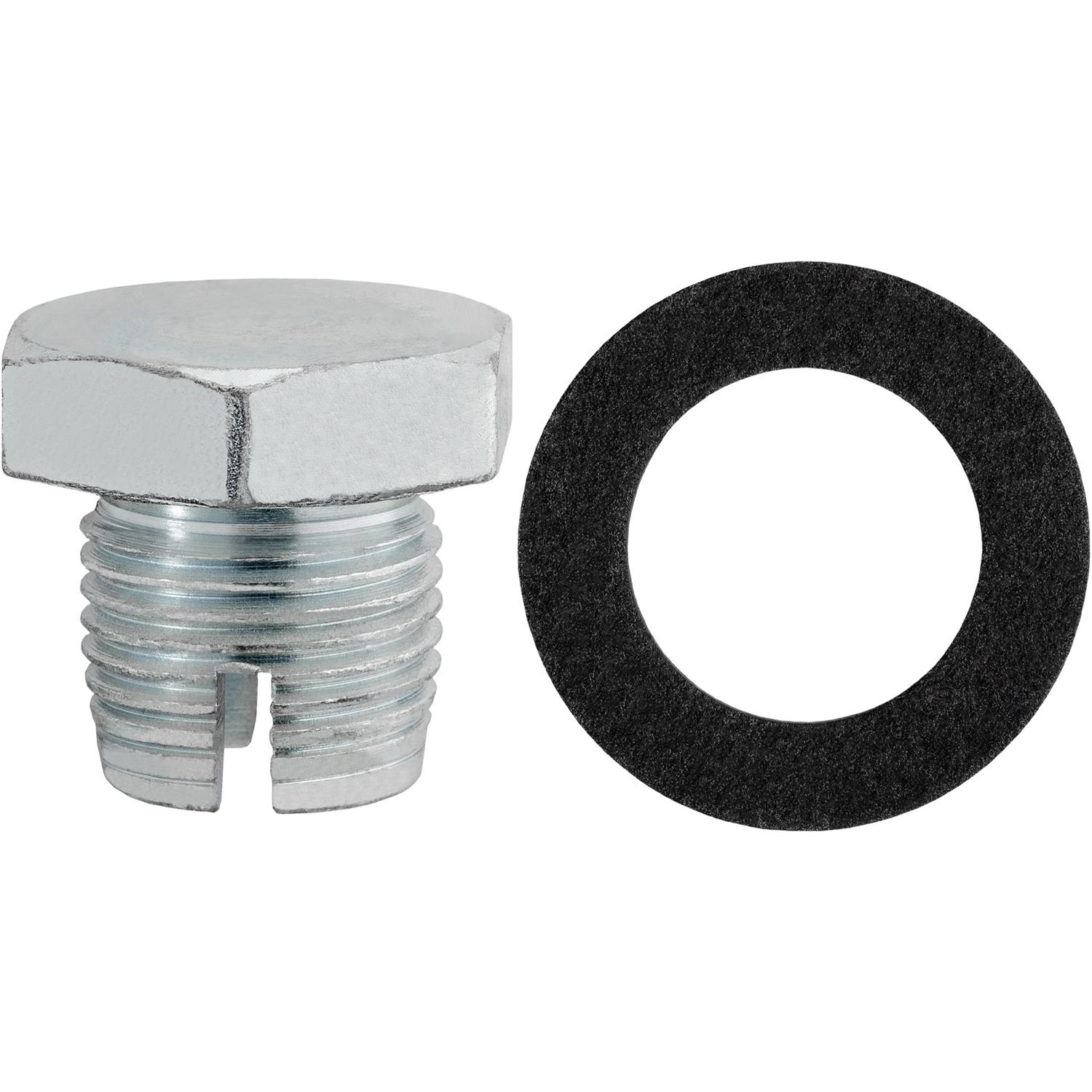 Oversize Drain Plugs with Gaskets 5/8"-18 Zinc