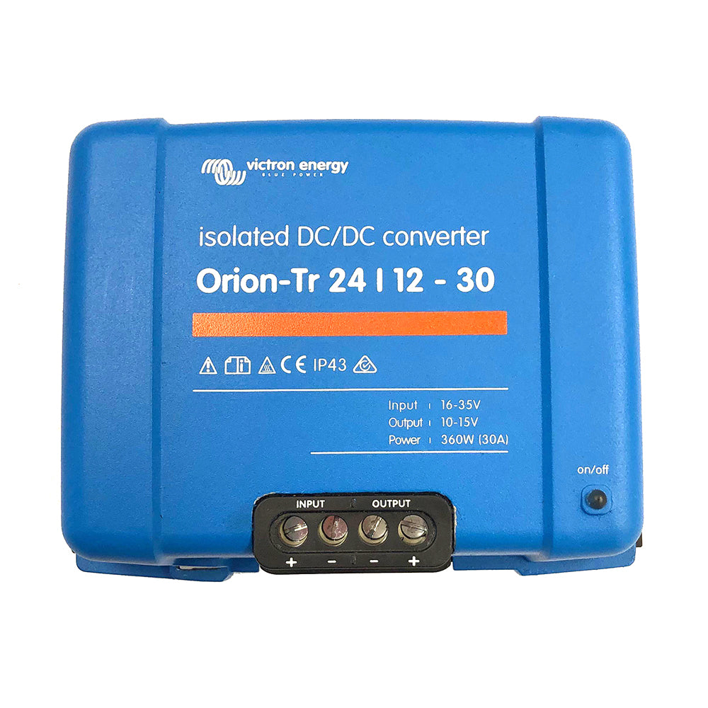 Orion-TR DC-DC Converter - 24 VDC to 12 VDC - 30AMP Isolated