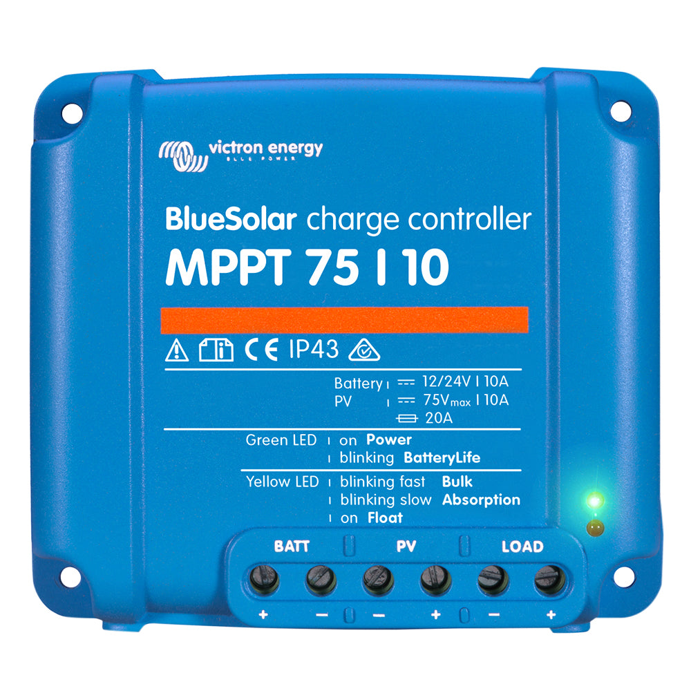 BlueSolar MPPT Charge Controller - 75V - 10AMP (UL 1741)