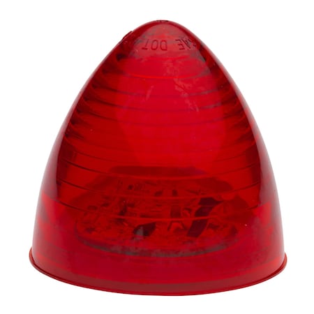 Marker Lamp,LED,Beehive,2-1/2 In,Red