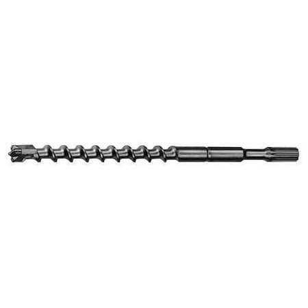 Hammer Drill Bit,Spline,1-1/4x22 In