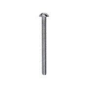 6-32 x 1-1/2" Slotted Round Head Machine Screw Zinc