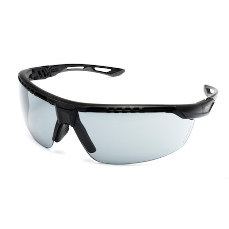 Truflex, Safety Glasses, Anti-Fog, Gray Lens, Black/Gray Frame