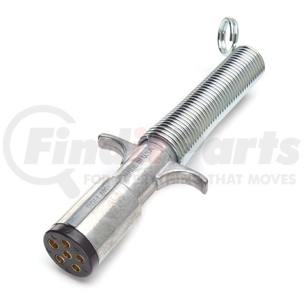 Trailer Plug, 6 Pole, W/Guard, Die Cast