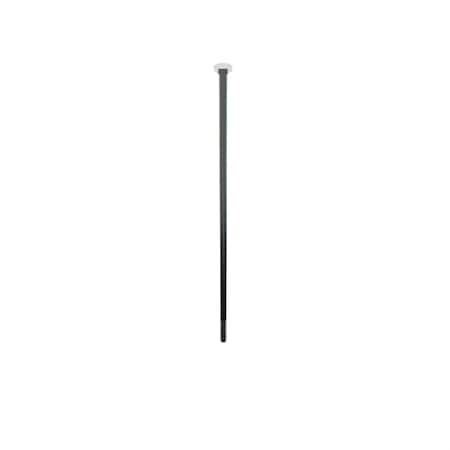 316, 1/4"-20 Hex Head Cap Screw, Plain Stainless Steel, 10 in L