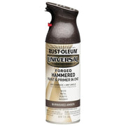 Spray Paint, Burnished Amber, Forged Hammered, Solvent, 12 oz