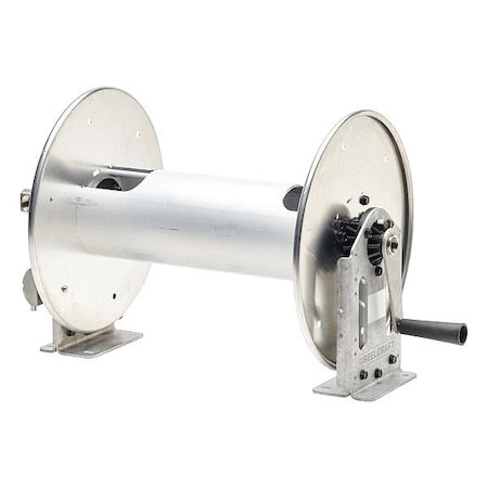Hand Crank Hose Reel,Silver,24 lb