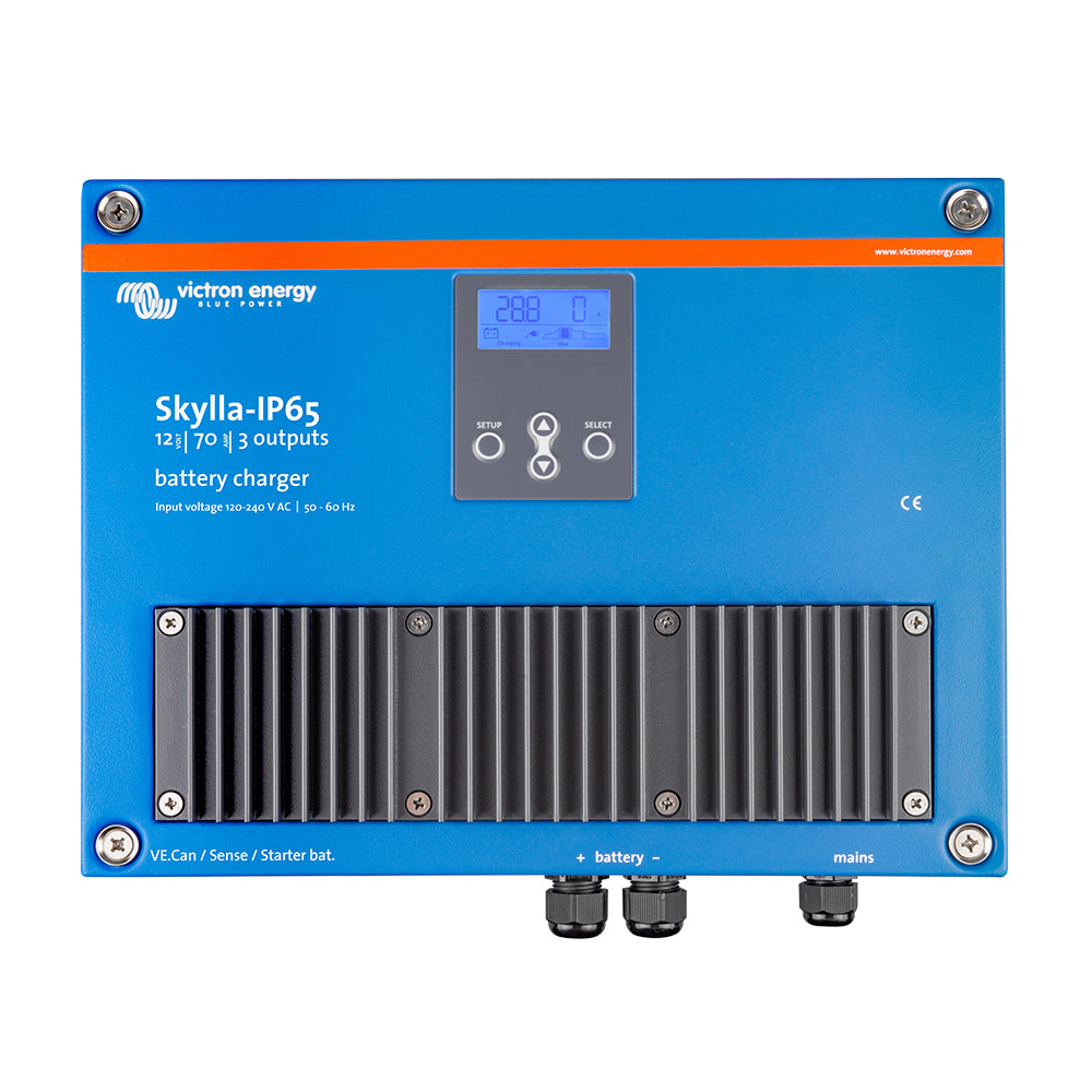 Skylla-IP65 12/70 3-Bank 120-240VAC Battery Charger