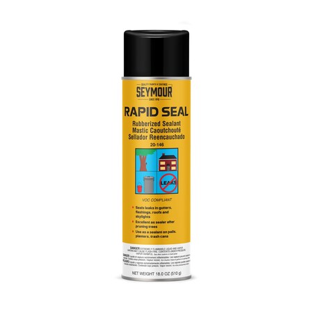 Seymour Rapid Seal Rubberized Sealant, Black (18oz)