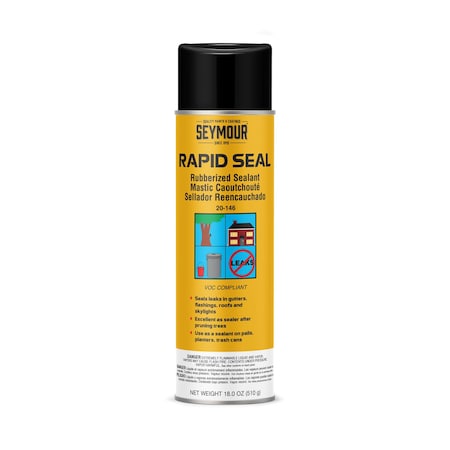 Seymour Rapid Seal Rubberized Sealant, Black (18oz)