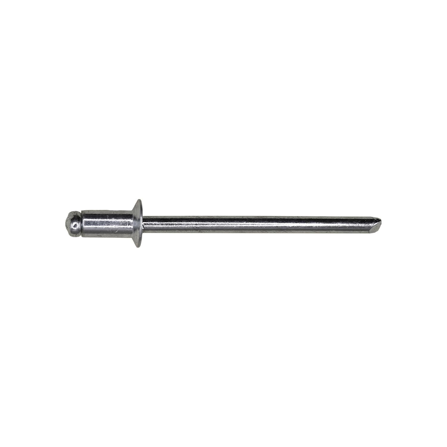 Panel Blind Rivets Countersunk 7/32" Diameter 1/8" Grip 1/16" - 1/8"
