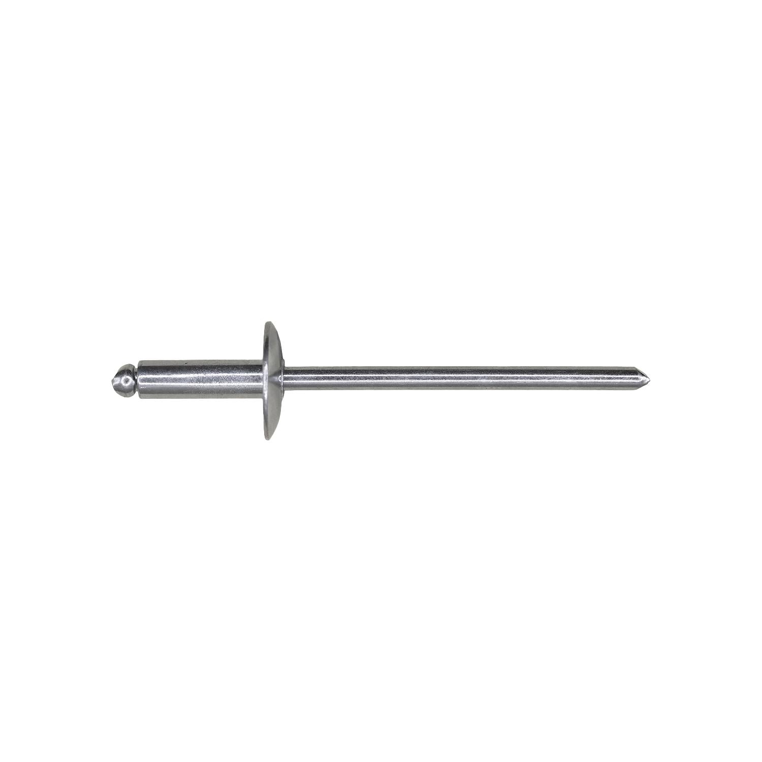 Pan-L-Rivets Large Flange 3/8" Diameter 1/8" Grip 3/16"-1/4"