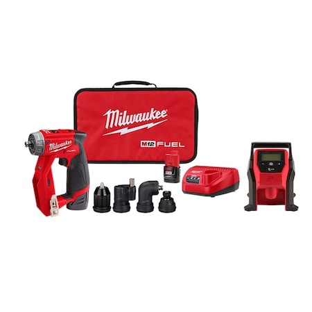 M12 FUEL Drill/Driver Kit + M12 Inflator