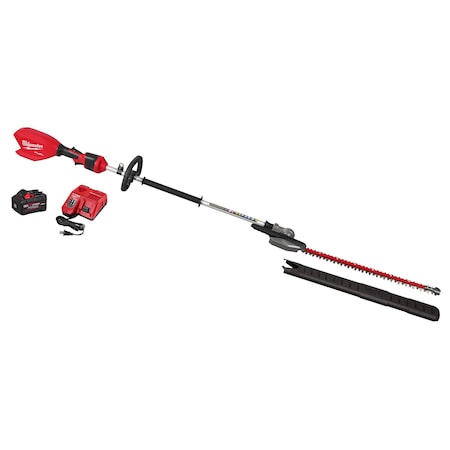 Cordless Hedge Trimmer Kit, Double-Sided 24 in L Blade