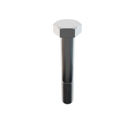 316, 7/8"-9 Hex Head Cap Screw, Plain Stainless Steel, 5-1/2 in L