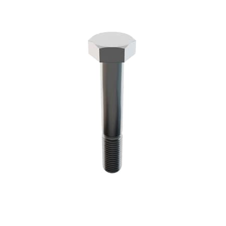 316, 7/8"-9 Hex Head Cap Screw, Plain Stainless Steel, 5-1/2 in L