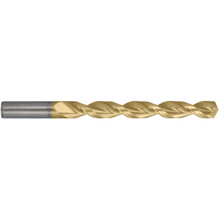 Q-Cobalt 135 Deg Wide Land Parabolic Jobber Length Drill Cleveland 2075-TN TiN HSS-CO 8% RHS/RHC,N22