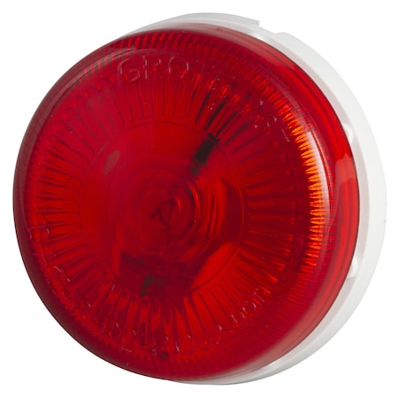 Marker Lamp,Surface,Single Bulb,Red
