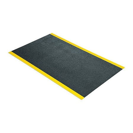 Traction Mat Black, 3 ft W x 5 ft L, 3/16 in Thick