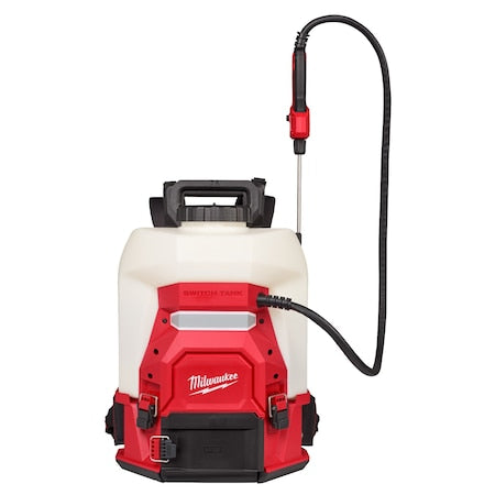 Backpack Sprayer, Plastic, 4 ft L Hose, 24 in L Wand, Fan Nozzle Spray Pattern