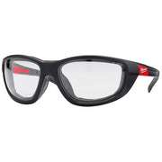 Clear Performance Safety Glasses w/Gasket, Clear Lens, Anti-Fog & Anti-Scratch, Full-Frame