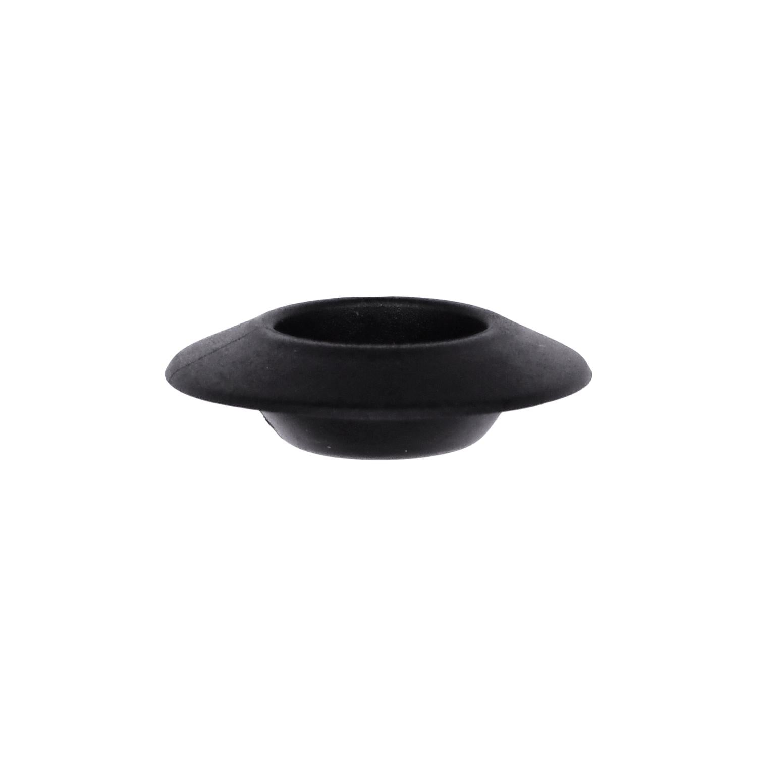 Plastic Plug Button with Depressed Center 1/2" Hole