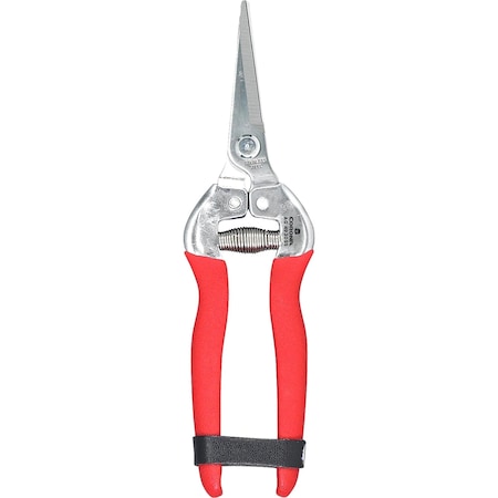 Pruner, Long Straight Blade, 3/8 in Cut Cap, Corrosion-Resistant Stainless Steel 1-3/4 in L Blade