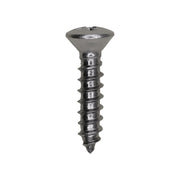 8 x 3/4" Phillips Oval Head Tapping Screw 18-8 Grade Stainless Steel
