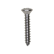 8 x 1" Phillips Oval Head Tapping Screw 18-8 Grade Stainless Steel
