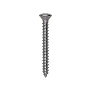 8 x 1-1/2" Phillips Oval Head Tapping Screw 18-8 Grade Stainless Steel