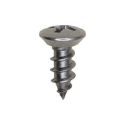 10 x 1/2" Phillips Oval Head Tapping Screw 18-8 Grade Stainless Steel