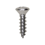 10 x 3/4" Phillips Oval Head Tapping Screw 18-8 Grade Stainless Steel