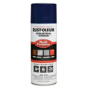 Spray Paint, Regal Blue, Gloss, Solvent, 12 oz