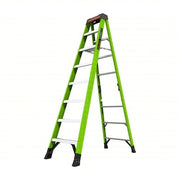 A-Frame Stepladder, Fiberglass, 8 ft, 12.3 ft