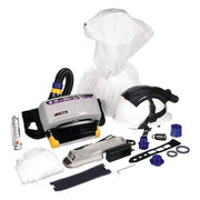 PAPR Kit, Versaflo, Hood with Hard Hat, Belt-Mount/Back-Mount, 4-pt Ratchet, Universal