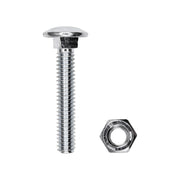 1/4" x 1" Carriage Bolt Zinc